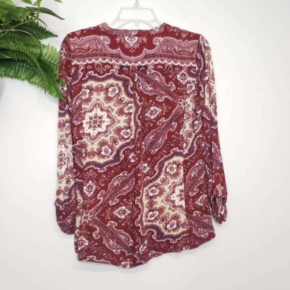 Anthropologie Tiny Sequin Devas Popover Tunic Top… - image 6